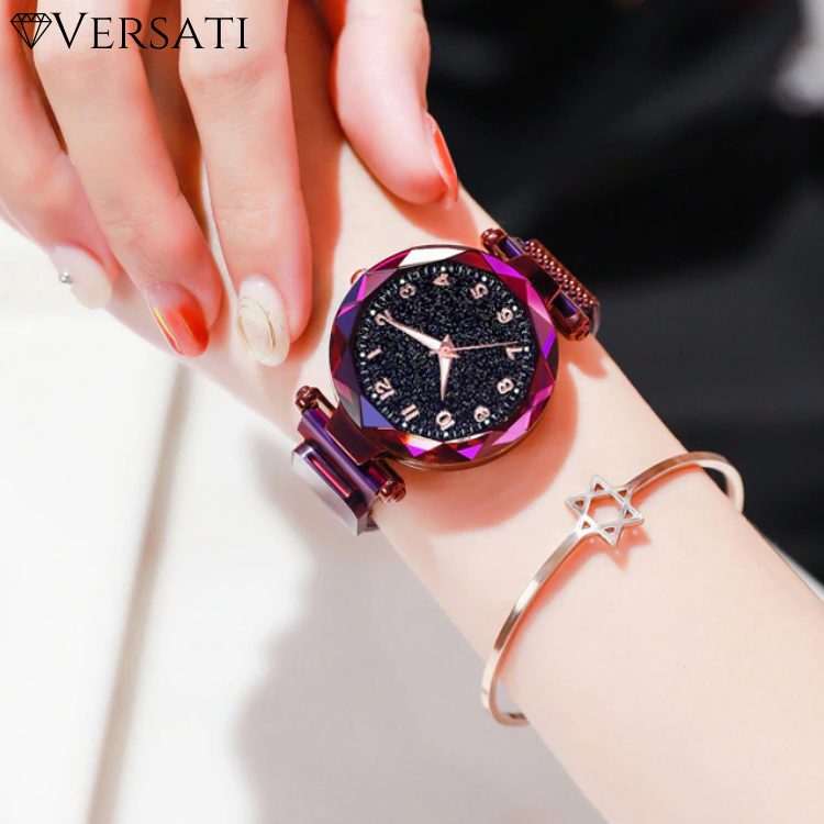 Kryształowy Zegarek Damski Versati Starlight – Elegancki Zegarek Dla Kobiet