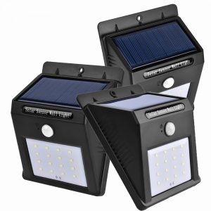 Zewnętrzna inteligentna lampa LED LEDMax – wodoodporne światło na energię słoneczną z czujnikiem ruchu